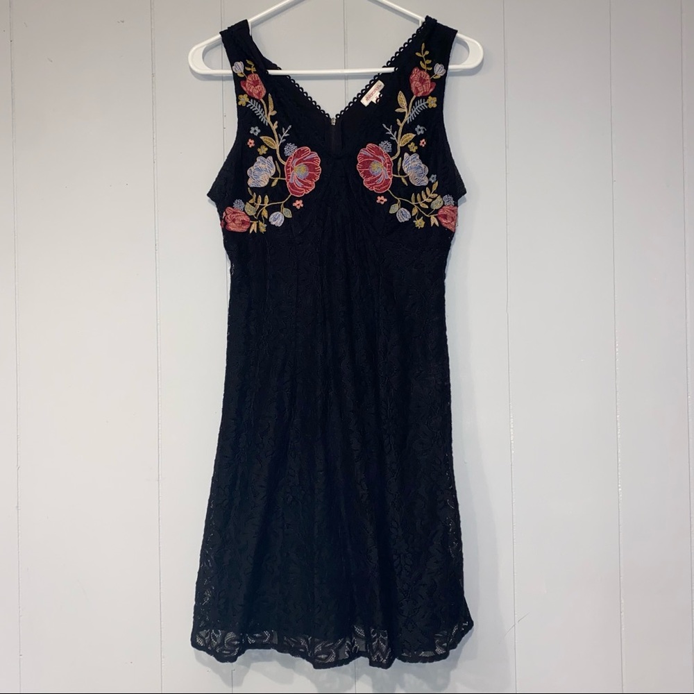 Xhilaration Black Lace Dress